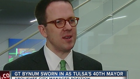 GT Bynum Sworn In As Tulsa's 40th Mayor