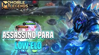 ELE É O MELHOR ASSASSINO PRA ELO BAIXO | HELCURT GAMEPLAY | DO ÉPICO AO MÍTICO S21 #3 | MLBB