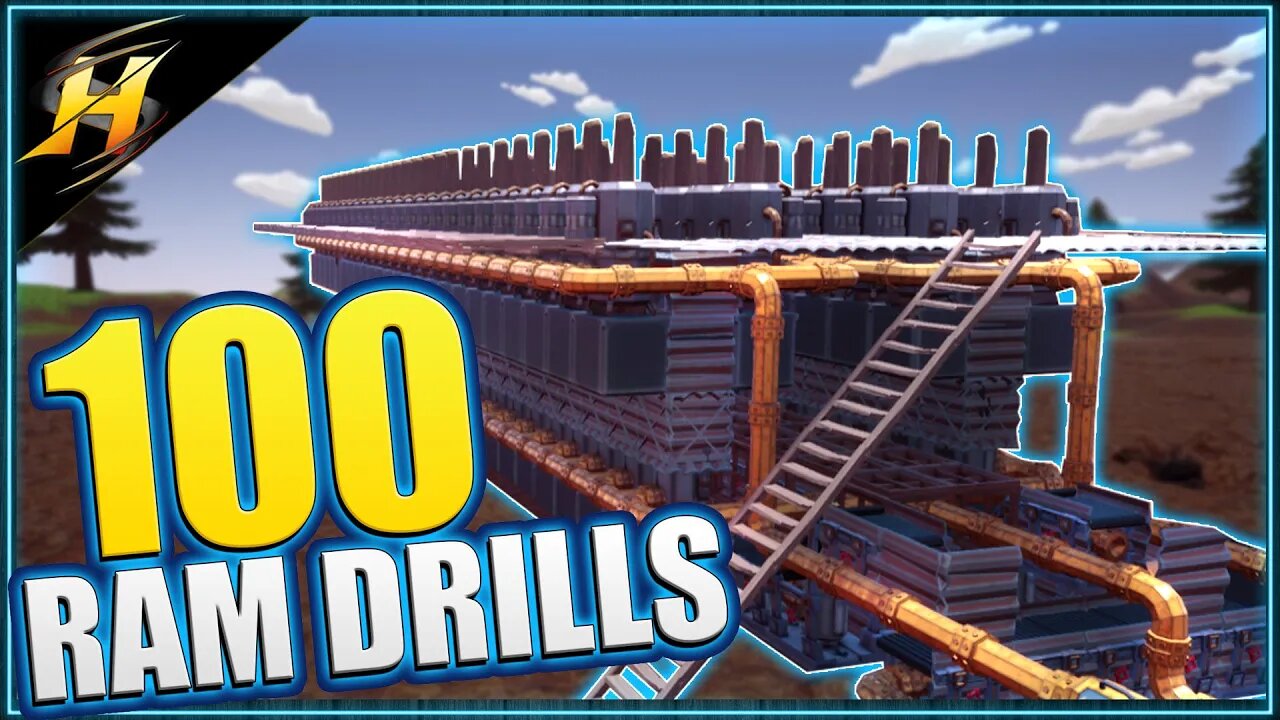 $100,000 in 5 minutes GIANT RAM Drill Build | Hydroneer gameplay