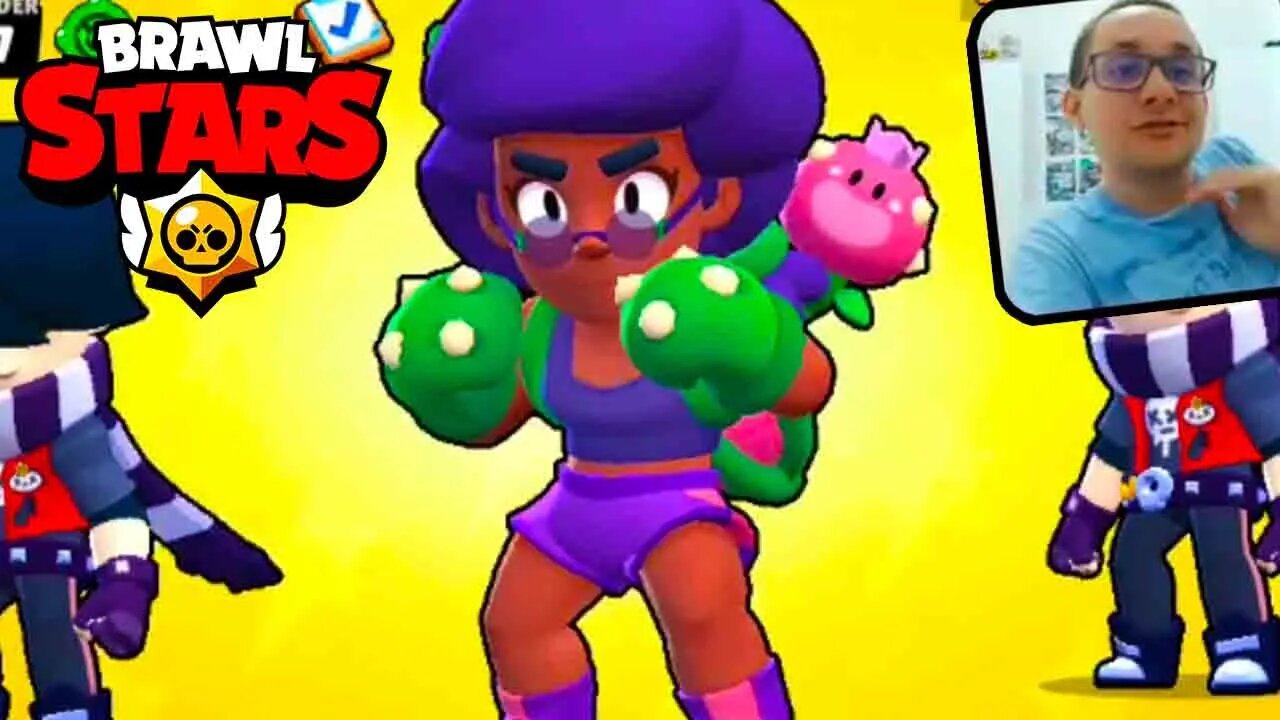 Aprendendo jogar com a Rosa do Brawl Stars