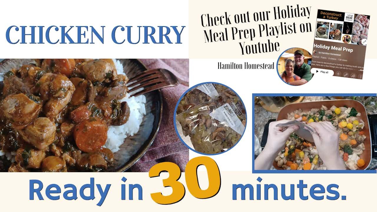 Chicken Curry over Jasmine Rice. A 30 minute Meal. real food ~ real simple ~ real good