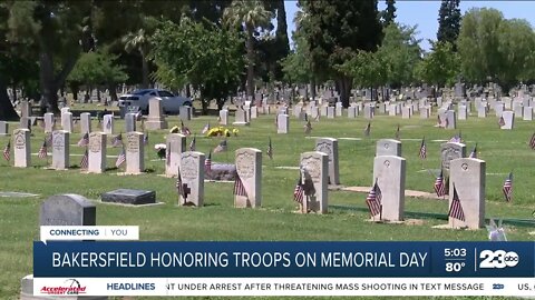 Bakersfield honoring troops on Memorial Day