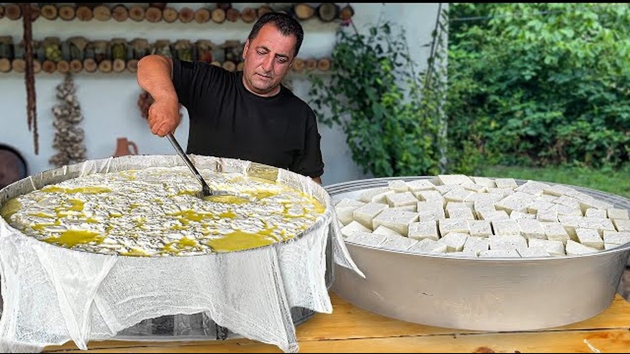 Cheese Made From Lmbs Milk! I Have Cooked A Truly Rustic Dish For All Children