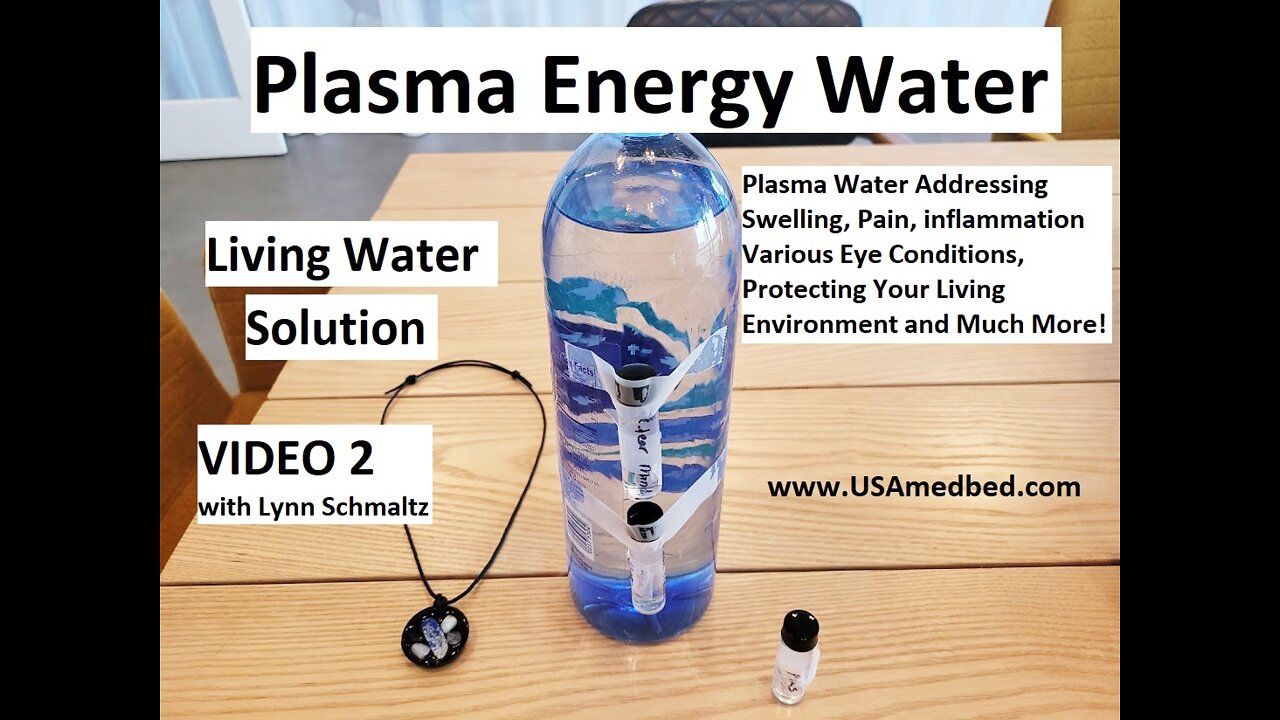 Plasma Energy Water Addressing Inflammation, Eyes and Home Protection