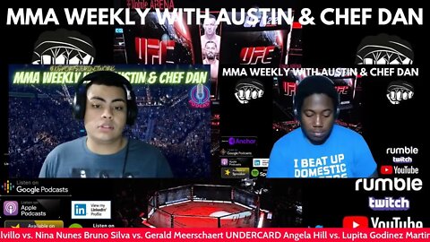 MMA COMBAT SPORTS WEEKLY PODCAST WITH AUSTIN & CHEF DAN 🎙️️UFC SANTOS V HILL REVIEW