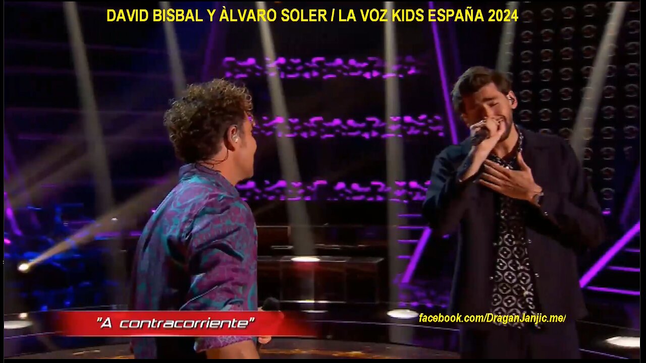 DAVID BISBAL Y ÁLVARO SOLER / LA VOZ KIDS 2024