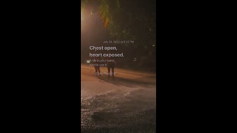 Chest open