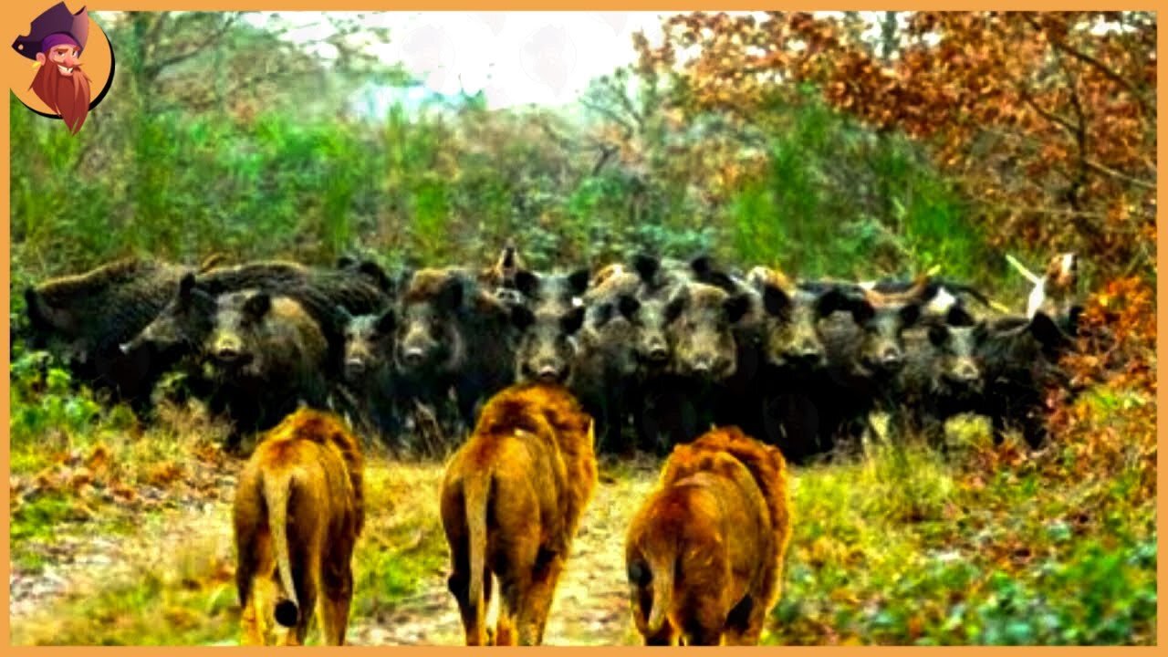 15 Fearless Moments Of Wild Animals Approaching Herds!!