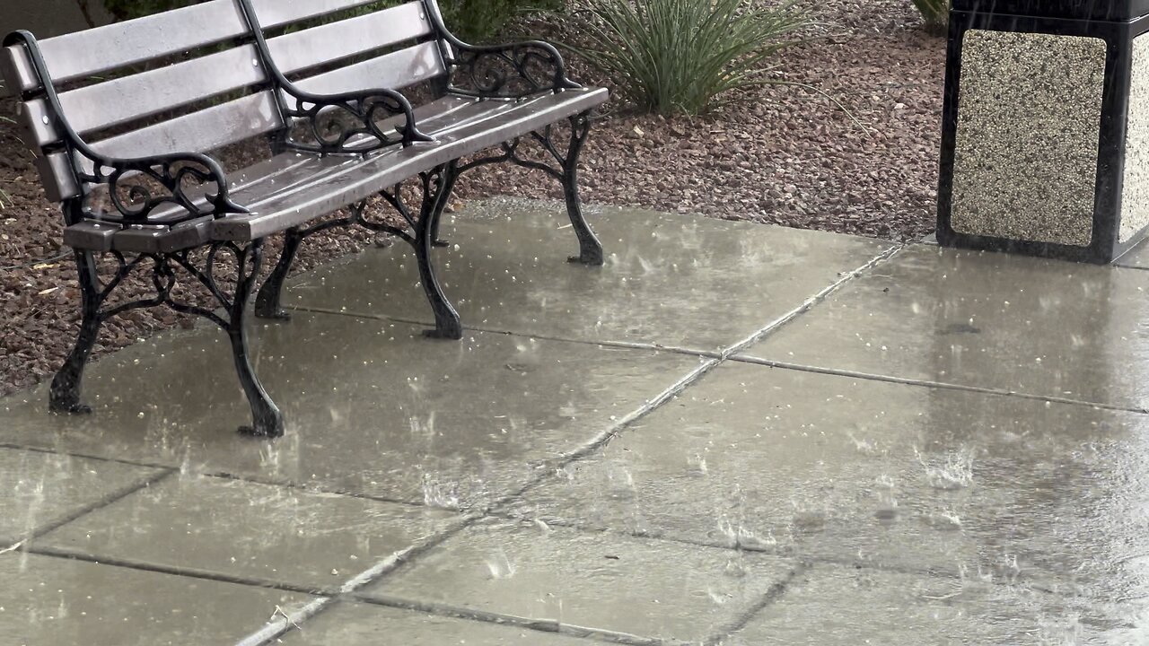 Heavy rain and hail in Henderson, NV