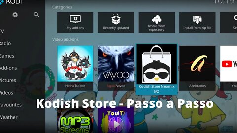 Kodish Store como instalar passo a passo