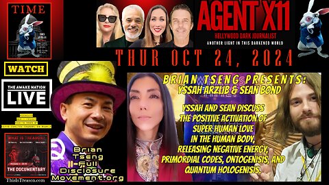 AGENT X11: EP 39: BRIAN TSENG PRESENTS: YSSAH ARZLIB AND SEAN BOND