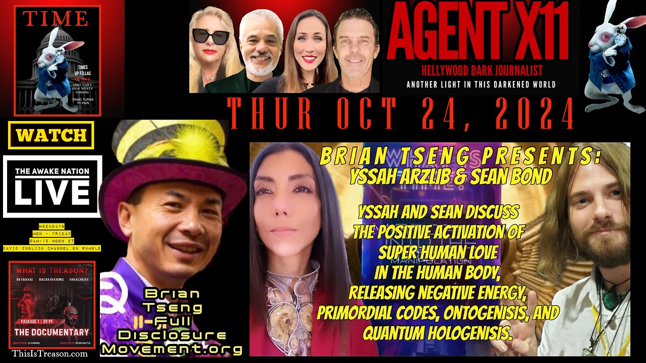 AGENT X11: EP 39: BRIAN TSENG PRESENTS: YSSAH ARZLIB AND SEAN BOND