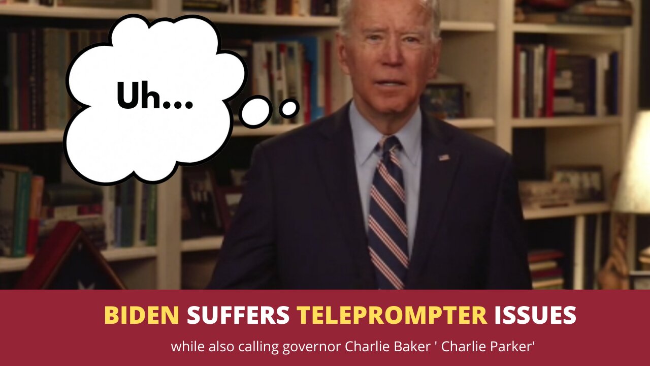 Joe Biden Has Teleprompter Issues - Also Mixes Up Governor's Name With Famous Jazz Saxophonist