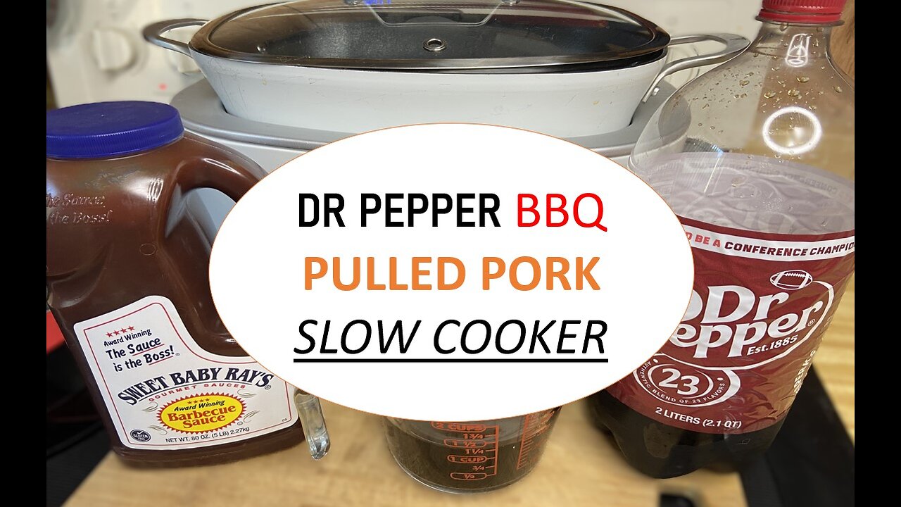 Dr Pepper BBQ Pulled Pork