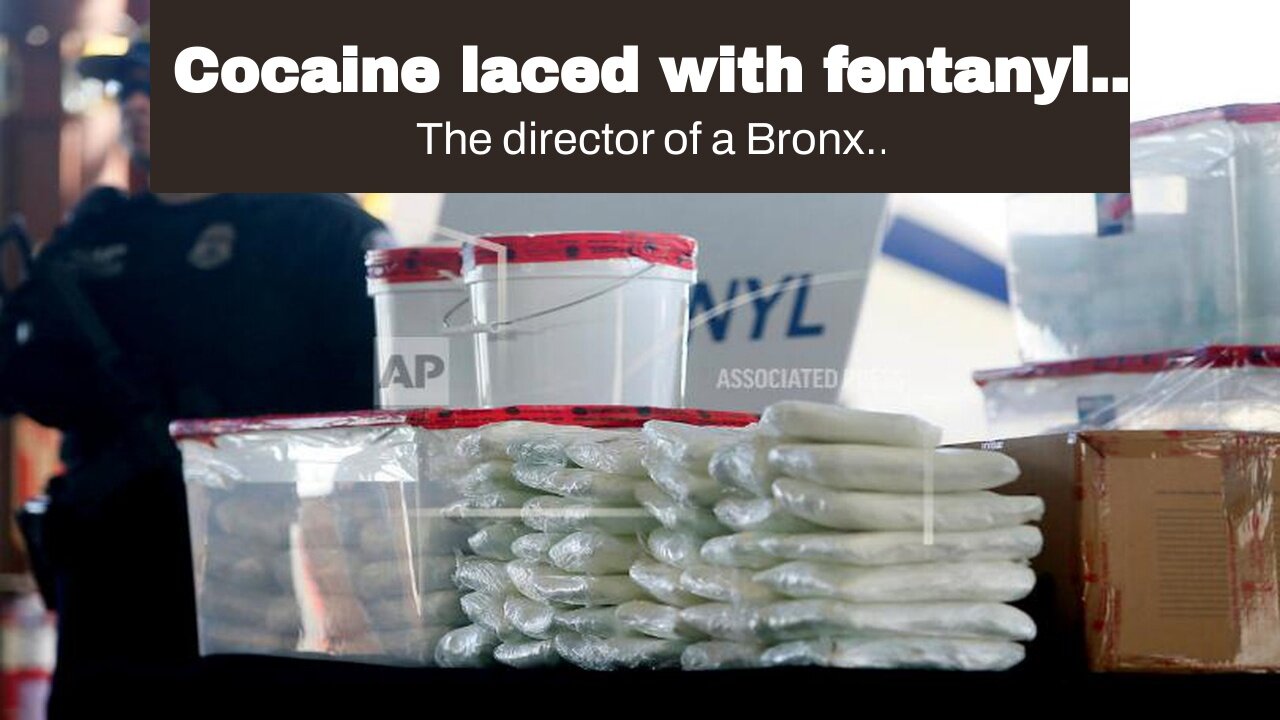 Cocaine laced with fentanyl. Photo of perp.