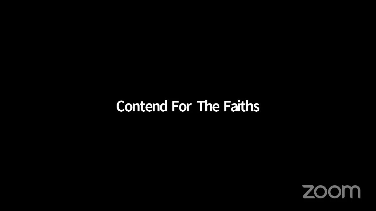 Contend For The Faith's Divine Service 11/09/21 MN