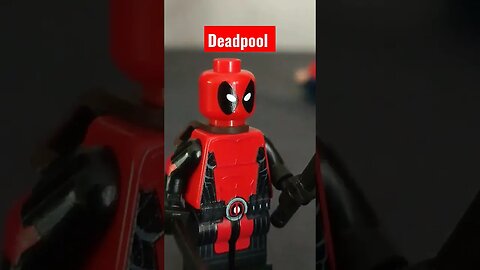 Mouthy Merc Deadpool custom minifig showcase #lego #avengers #memes #deadpool