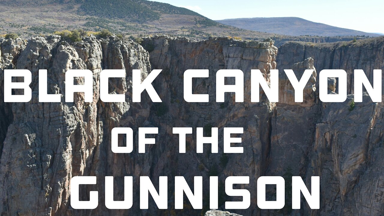 Black Canyon of the Gunnison National Park, south rim, Colorado