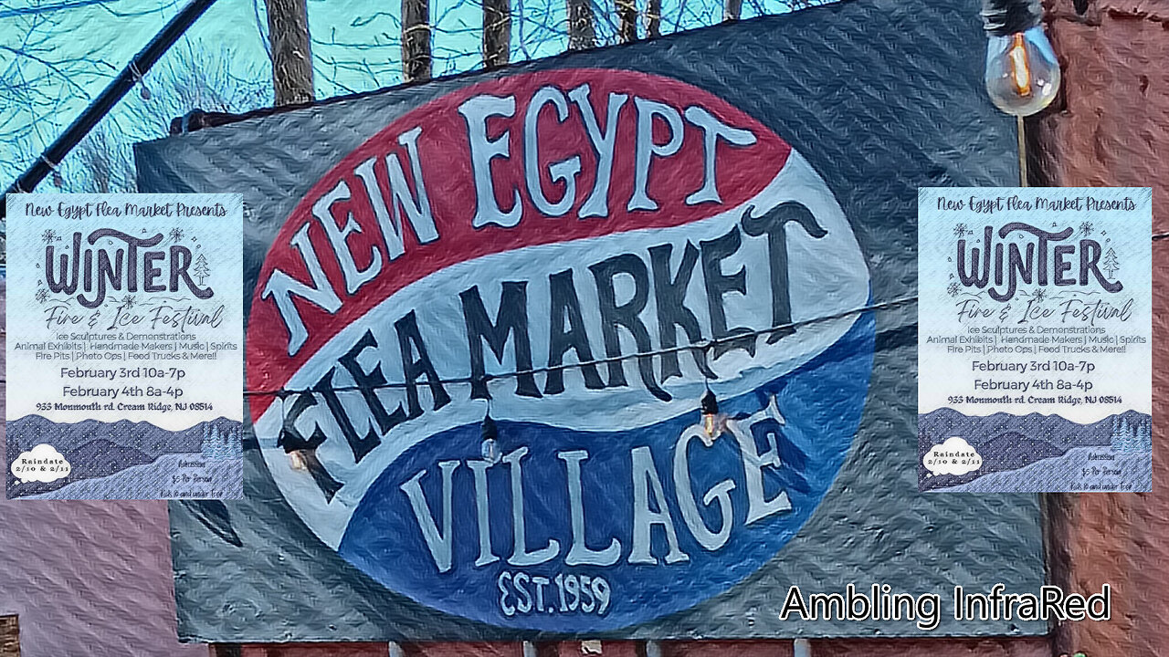 New Egypt Flea Market - Fire and Ice Festival - 4K Market Tour - Rt 537 Cream Ridge NJ