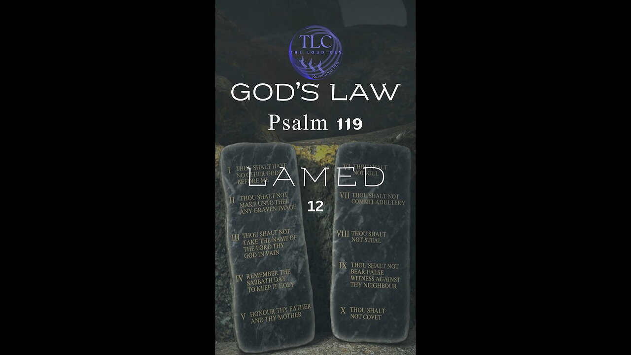 GOD'S LAW - Psalm 119 - 12 - God's unchangeable law #shorts