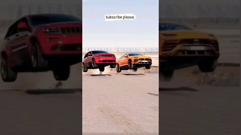 who's better flying 🔥🔥 #onepercent_clubb #shorts #lamborghini #dodge