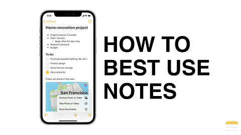 Apple Notes Tips and Tricks!