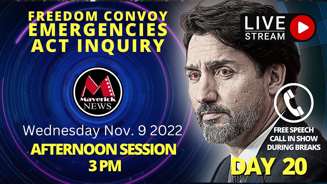 Freedom Convoy Inquiry: Emergencies Act Hearing: Livestream News ( Gabriel Poliquin )