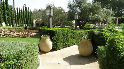 King David Hotel - Walk With Me to the beautiful gardens, pool, and other sights out the back door.