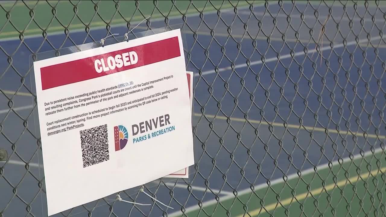 Denver Parks and Recreation boots pickleball from Congress Park, Sloans Lake