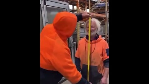 Man Gets Hit In The Gonads With Measuring Tape Prank