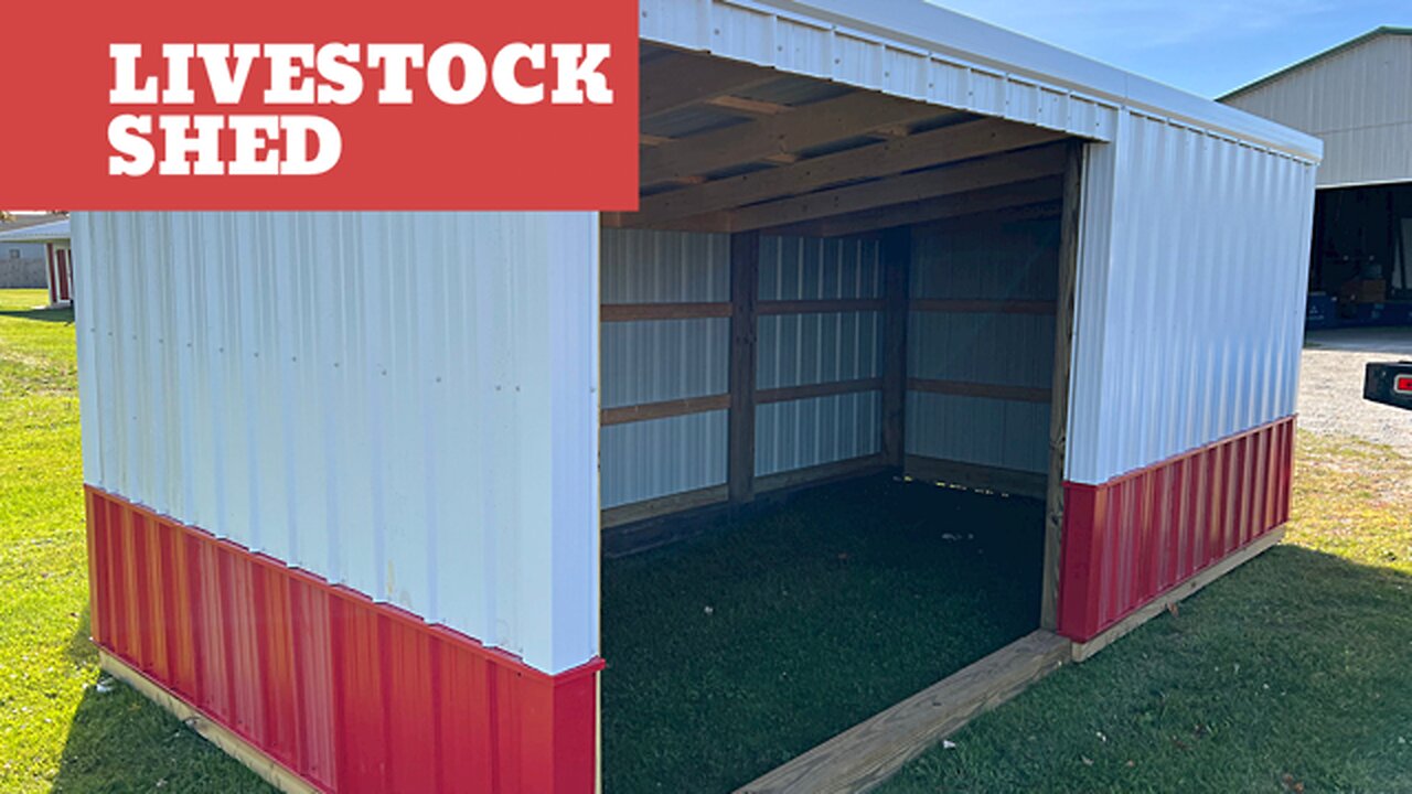 Livestock Shed for 8% Cost of a Pole Barn