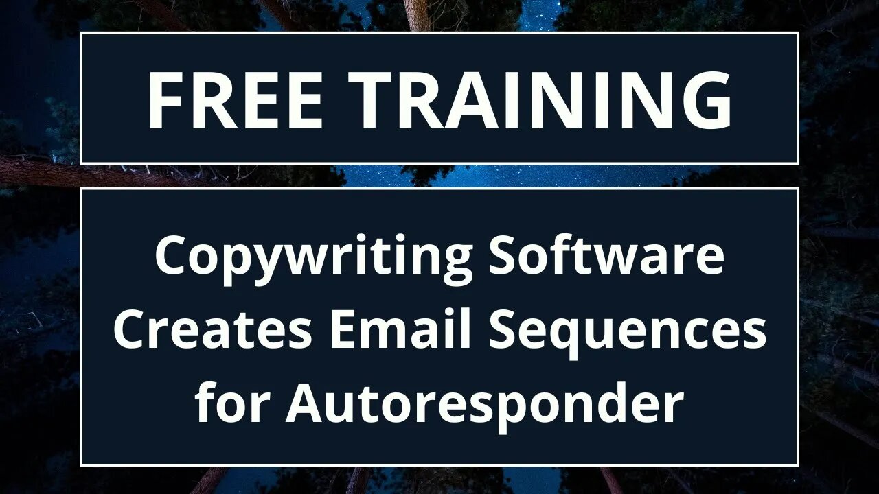 Copywriting Software Creates Entire Email Sequences for Your Auto Responder Campaign (& Soap Opera)