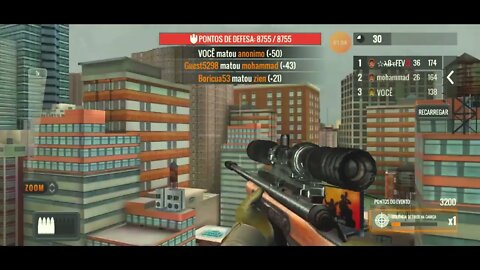 GUIGAMES - SNIPER 3D ASSASSIN - PVP Gameplay Player vs Player - 5 de março de 2022 - Rodada 5 de 6