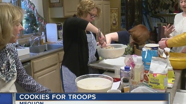 Mequon family bakes 123 dozen cookies for troops overseas