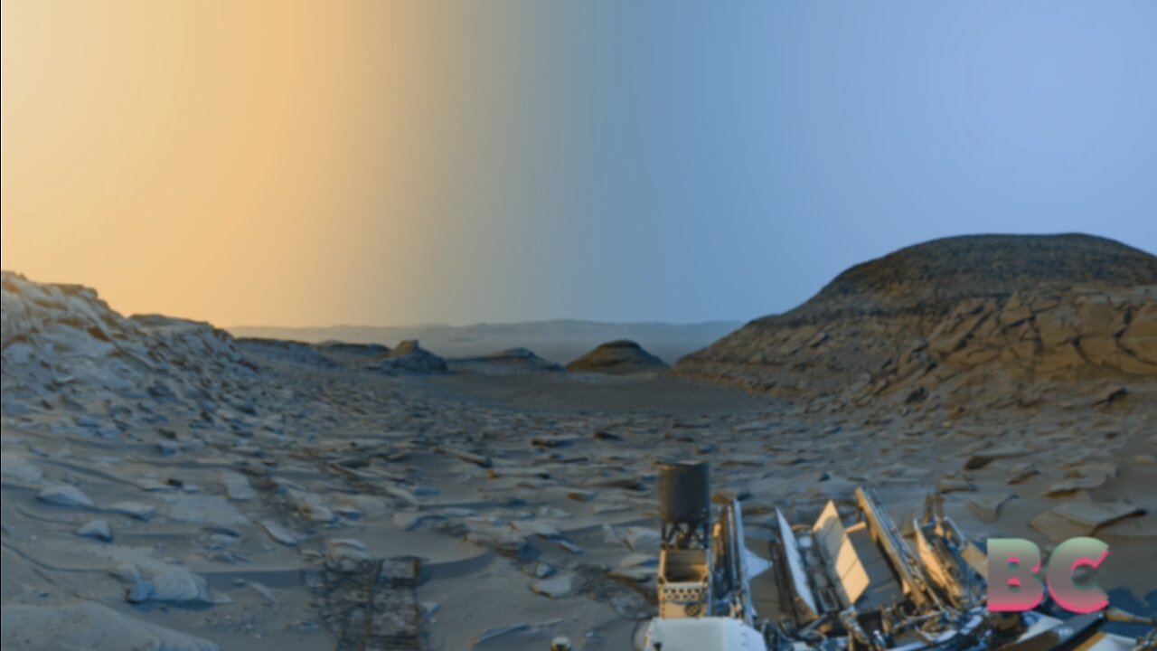 Mars rover sends back pictures of Martian sky