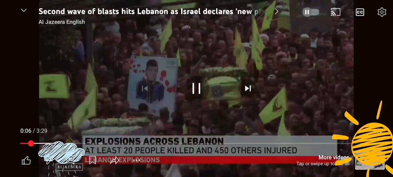 another wave of blasting in lebanon