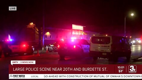 Large police presence near 20th and Burdette Street Tuesday night