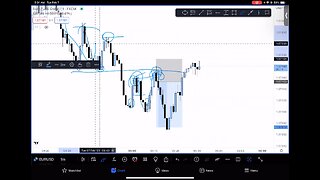 Live forex trading with my members.