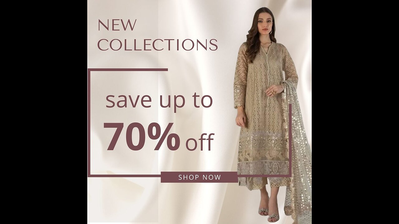 Best Pakistani Dress Sana Safinaz & khaadi sale up to 70%