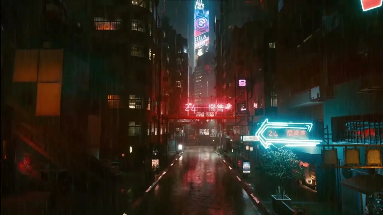 Sons de Chuva Cyberpunk