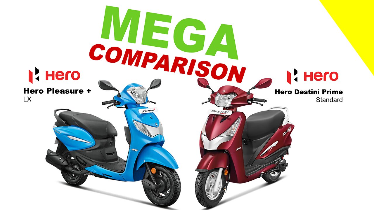 MEGA COMPARISON | Hero Pleasure + vs Hero Destini Prime | Kuch Bhi