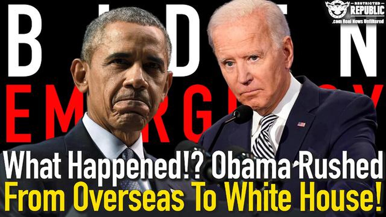 EMERGENCY! OBAMA RUSHED FROM OVERSEAS TO WHITE HOUSE! WHAT JUST HAPPENED!?