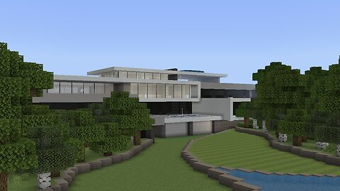 Minecraft Mansion Modern House 1.2 by AArcstudios