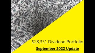 Dividend monthly update for September 2022