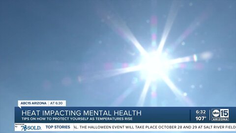 Tips on how to protect your mental health as temperatures rise