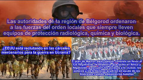 ¿Por qué las autoridades de la región de Belgorod ordenaron a la policía llevar kits de RCBD?