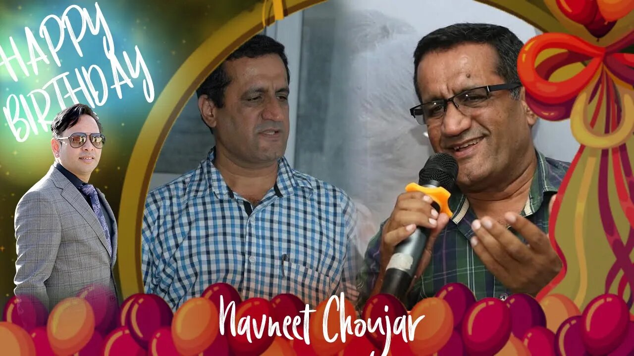Warmest wishes for a very happy birthday, Navneet Choujar Ji