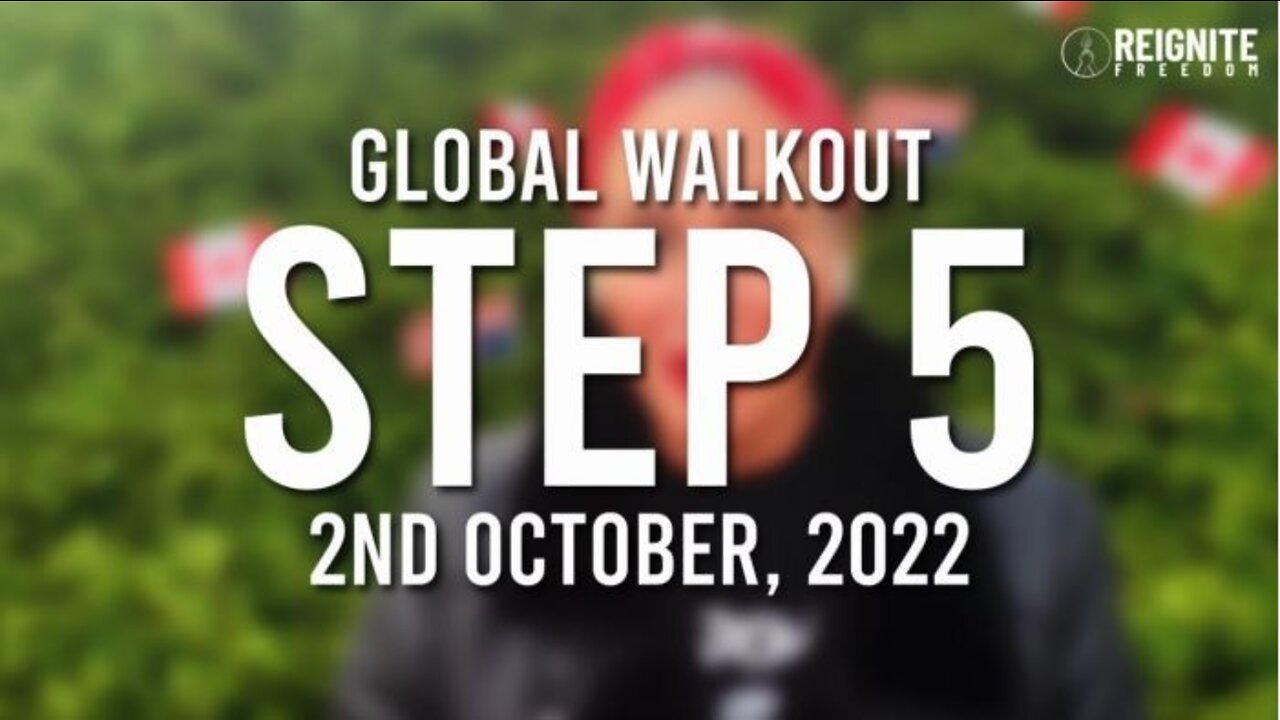 Global Walkout — Step 5, 2 October 2022 / Display One's National Flag Upside Down