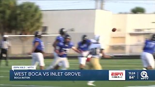 Silas Hinson puts on a show as Inlet Grove wins opener