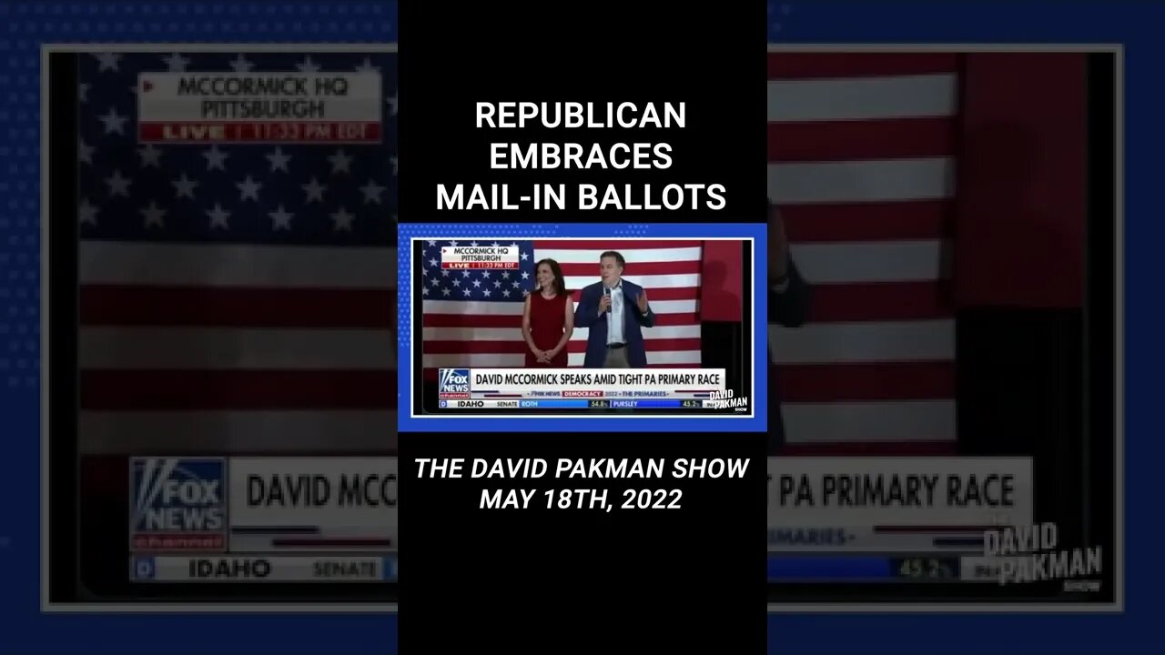 Republican Embraces Mail-In Ballots #shorts